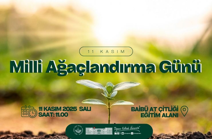 11 Kasım Milli Ağaçlandırma Günü Fidan Dikim Etkinliği Daveti
