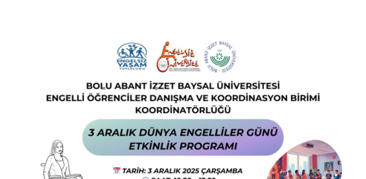 3 Aralık Dünya Engelliler Günü Etkinlik Programı