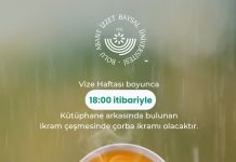 Vize Haftası Çorba İkramı