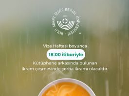 Vize Haftası Çorba İkramı