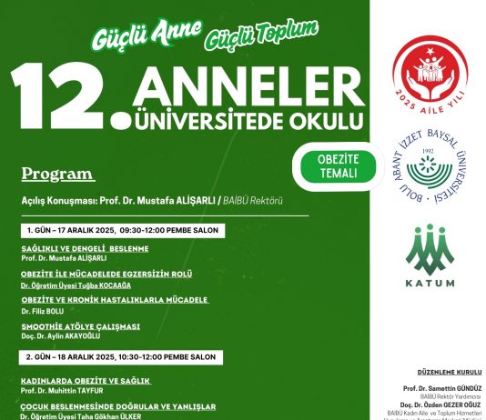 12. Anneler Üniversitede Okulu (Obezite Temalı)