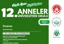 12. Anneler Üniversitede Okulu (Obezite Temasıyla) başlıyor