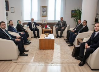 MHP heyetinden Rektör Yiğit’e ziyaret