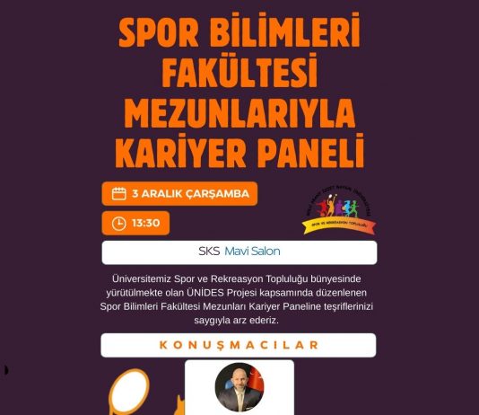 Spor Bilimleri Fakültesi Mezunlarıyla Kariyer Paneli