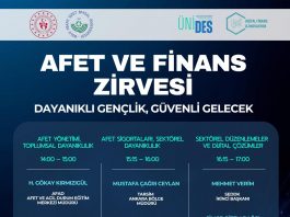 Afet ve Finans Zirvesi: Dayanıklı Gençlik, Güvenli Gelecek