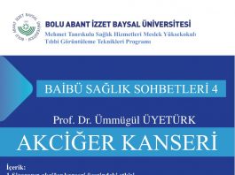 Tıbbi Görüntüleme Teknikleri Programı Etkinliği: BAİBÜ Sağlık Sohbetleri 4