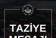 Taziye mesajı (Öğretim Üyesi Prof. Dr. Haluk Denizli’nin annesi Emine Denizli’nin vefatı)