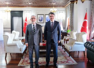 Rektör Yiğit’ten Bolu Valisi Sayın Aydın’a ziyaret