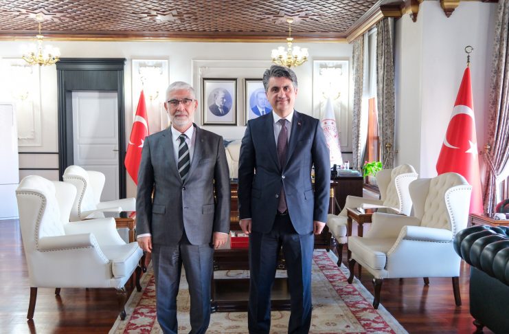 Rektör Yiğit’ten Bolu Valisi Sayın Aydın’a ziyaret