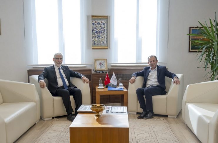 Bolu Belediye Başkanı Sayın Özcan’dan Rektör Yiğit’e ziyaret