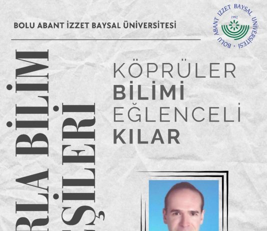 Anılarla Bilim Söyleşileri’nin Dördüncüsü Düzenleniyor