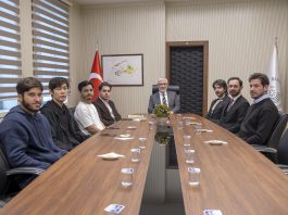 Milli Türk Talebe Birliği üyelerinden Rektörümüze ziyaret