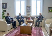 Halkbank Bölge Müdürü Yusuf Ekşi’den Rektörümüze ziyaret