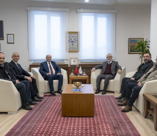 Yeniçağa Belediye Başkanı Recayi Çağlar’dan Rektörümüze ziyaret