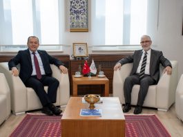 İl Sağlık Müdürü Danışman’dan Rektör Yiğit’e ziyaret