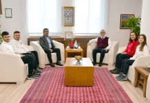 Milli Sporcular ve Spor Bilimleri Heyetinden Rektör Yiğit’e Ziyaret