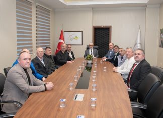 Taşkesti Belediye Başkanı Saim Çevik’ten Rektörümüze ziyaret