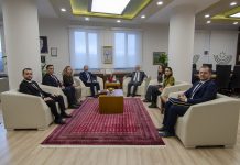 Türk Sağlık-Sen Bolu Şubesi Başkanı Furkan Özübek’ten Rektörümüze ziyaret