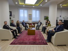 Türk Sağlık-Sen Bolu Şubesi Başkanı Furkan Özübek’ten Rektörümüze ziyaret