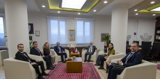 Türk Sağlık-Sen Bolu Şubesi Başkanı Furkan Özübek’ten Rektörümüze ziyaret