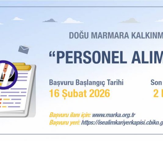 Doğu Marmara Kalkınma Ajansı Personel Alım İlanı