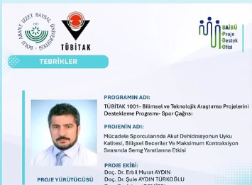 Mücadele sporcularında performans analizi projesine TÜBİTAK desteği