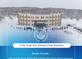 Rektörümüzden Öğrencilerimize Final Sınavları Mesajı