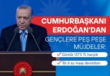 Cumhurbaşkanı Erdoğan’dan gençlere yeni istihdam müjdesi