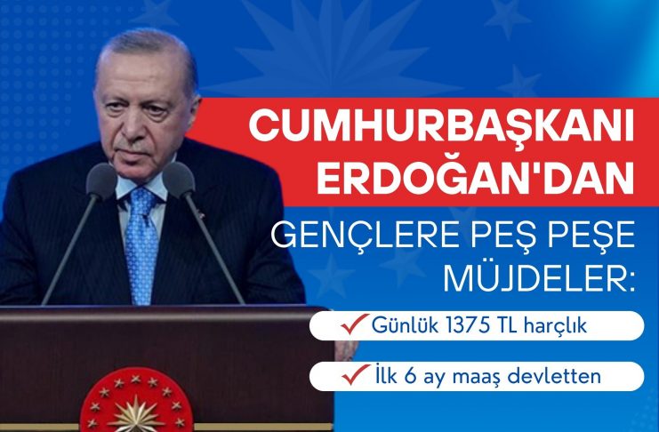 Cumhurbaşkanı Erdoğan’dan gençlere yeni istihdam müjdesi