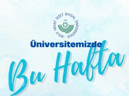BAİBÜ Kültür ve Kongre Merkezi’nde Bu Hafta