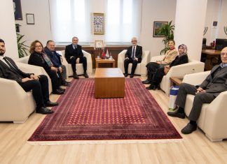 Bolu Platformu üyelerinden Rektörümüze ziyaret