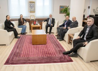 Bolu Belediyesi Başkan Yardımcılarından Rektörümüze ziyaret