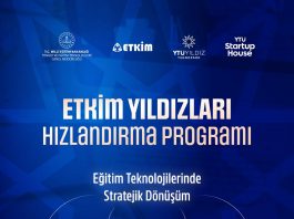 ETKİM Yıldızları Hızlandırma Programı Başvuruları Başlamıştır