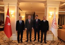 Rektör Yiğit, Gençlik ve Spor Bakanı Dr. Osman Aşkın Bak’ı Ziyaret Etti