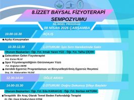 8. İzzet Baysal Fizyoterapi Sempozyumu