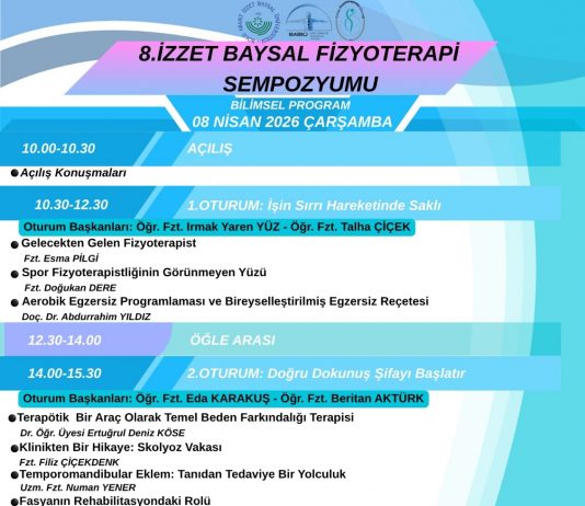8. İzzet Baysal Fizyoterapi Sempozyumu