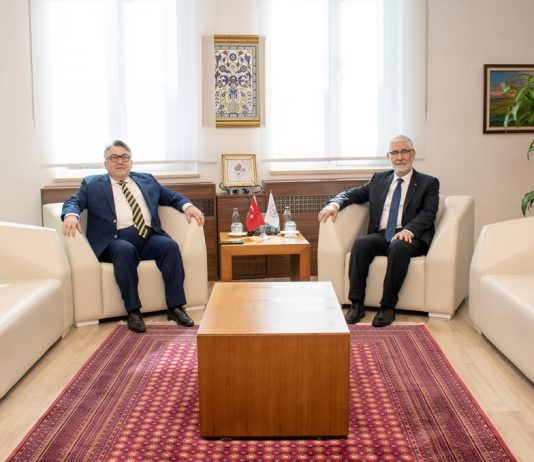 BEUN Rektörü Özölçer’den Rektörümüze ziyaret