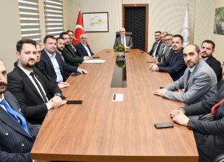 Yeni Dünya Vakfı üyelerinden Rektörümüze ziyaret