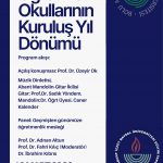 Öğretmen Okullarının Kuruluş Yıl Dönümü Programı