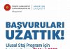 Ulusal Staj Programı Hakkında: Başvurular Uzatıldı