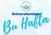BAİBÜ Kültür ve Kongre Merkezi’nde Bu Hafta