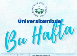 BAİBÜ Kültür ve Kongre Merkezi’nde Bu Hafta