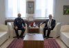 AFAD İl Müdürü Ümit Doğan Üniversitemiz Rektörü Prof. Dr. Faruk Yiğit’i ziyaret etti