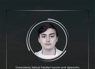 Taziye mesajı (Öğrencimiz Osman Nuri Çelik’in vefatı)