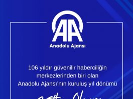 Anadolu Ajansı’nın 106. Kuruluş Yıl Dönümü Kutlu Olsun