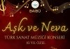 BAİBÜ Türk Sanat Müziği Konseri: “Aşk ve Neva”
