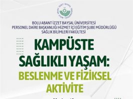 Kampüste Sağlıklı Yaşam; Beslenme ve Fiziksel Aktivite