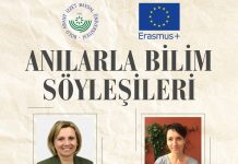 Akademisyenlerin deneyimlerini aktardıkları Anılarla Bilim Söyleşileri dizisinin sekizincisi düzenleniyor