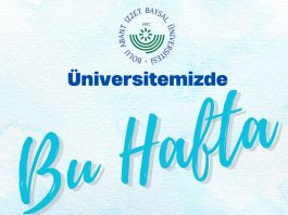 BAİBÜ Kültür ve Kongre Merkezi’nde Bu Hafta