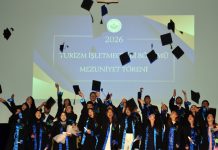 Turizm İşletmeciliği Bölümü Mezuniyet Töreni yapıldı